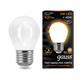 Лампа Gauss LED Filament Globe OPAL E27 5W 2700K 1/10/50