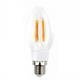 Лампа светодиодная SMART BUY C37-5W-220V-3000K-E27 (свеча, теплый свет) (1/10/50)