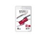 Флеш-накопитель USB 8GB Exployd 580 красный