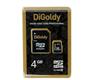 Карта памяти MicroSD 4GB DiGoldy Class 10 + SD адаптер