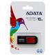 Флеш-накопитель USB 16GB A-Data C008 чёрный/красный