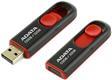 Флеш-накопитель USB 32GB A-Data C008 чёрный/красный