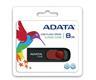 Флеш-накопитель USB 8GB A-Data C008 чёрный/красный