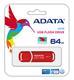 Флеш-накопитель USB 3.0 64GB A-Data UV150 красный (90/40 МБ/с)