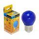 Ecola globe LED color 5,0W G45 220V E27 Blue шар Синий матовая колба 77x45(1/10/100)