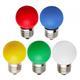 Ecola globe LED color 5,0W G45 220V E27 Green шар Зеленый матовая колба 77x45(1/10/100)