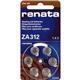 Элемент питания RENATA ZA 312 BL6 (для слуховых аппаратов) (6/60/300)