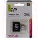 MicroSDXC 256GB Silicon Power Class 10 Superior Pro Colorful + SD адаптер