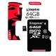 MicroSD 64GB Kingston Class 10 Canvas Go Plus UHS-I U3 V30 A2 (170/70 Mb/s) без адаптера