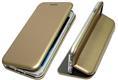 Чехол-книга Fashion Case Samsung Galaxy A22 4G с силиконовым основанием и магнитом, золотая