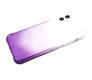 Силиконовый чехол Iphone 12 (6.1) MONARCH JASPER ELITE SERIES, прозрачный с цветным оттенком, блёстками, с антишок углами, фиолетовый