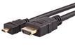 Кабель HDMI-19M --- MicroHDMI-19M ver 2.0+3D/Ethernet,2m Telecom <TCG206-2M>