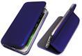 Чехол-книга Fashion Case Samsung Galaxy S21 Ultra с силиконовым основанием и магнитом, синий