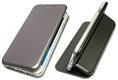 Чехол-книга Fashion Case Samsung J310 Galaxy J3 2016 с силиконовым основанием и магнитом, серебро