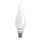 Лампа светодиодная SMARTBUY C37 12Вт 3000K E14 (свеча на ветру, матовая, теплый свет) (1/10/100)