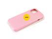 Силиконовый чехол Iphone 14 Pro (6.1) Silicone case, закрытый низ, в блистере, розовый