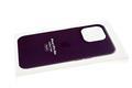 Задняя крышка Iphone 14 Pro Max (6.7) Leather Case под кожу, с лого, magsafe, в упаковке, вишневая