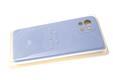 Силиконовый чехол Realme 9i Silicone Case с лого и бархатом внутри, в блистере, голубой