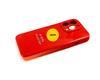 Силиконовый чехол Iphone 13 Pro Silicon Case с логотипом, закрытый низ, с защитой камеры , в блистере, бордовый