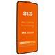 Защитное стекло 21D 11H для Xiaomi Redmi Note 10 полный клей в тех. паке. 25шт, черное