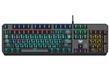 Клавиатура механическая AULA F2066, алюм./пластик, разноцветная, радужная подсветка, кабель 1,6м, USB, 106 кн (1/10)