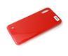 Силиконовый чехол Realme Q3S Silicone case High-end TPU Case, soft-touch без лого, бархат внутри, в блистере, красный