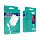 Блок питания сетевой 1 USB Borofone, BA32, Bright power, 3A, пластик, QC3.0, кабель микро USB, CN, цвет: белый, ВИЛКА ТИП A (Американская)