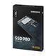 Внутренний SSD Samsung 1TB 980, PCIe 3x4, R/W -3500/3000 MB/s, (M.2),2280, MLC V-NAND 3-bit