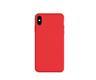 Силиконовый чехол Huawei Y5 2019 матовый, однотонный soft-touch, бархат внутри, красный