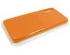 Силиконовый чехол Xiaomi Mi 10T Silicone case High-end TPU Case, soft-touch без лого, бархат внутри, в блистере, оранжевый