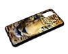 Силиконовый чехол Samsung Galaxy A52 утолщенный, 3Д рисунок, черный борт, леопард