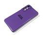 Силиконовый чехол INFINIX HOT 20i Silicone Case с бархатом внутри, без лого, в блистере, фиолетовый