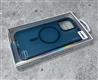 Задняя крышка Iphone 15 Pro Max CASE (HQC) прозрачная с MagSafe, с темно-синим оттенком