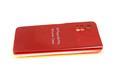 Силиконовый чехол Realme 8i Silicone Case с бархатом внутри, без лого, в блистере, красный