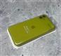 Задняя крышка Iphone 15 Plus Silicone case с защитой камеры AUTOFOCUS, с лого, горчичная