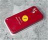 Силиконовый чехол Iphone 14 Pro Max (6.7) Silicone case, закрытый низ, в блистере, красный