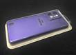 Силиконовый чехол Samsung Galaxy S24 Ultra Silicone case High-end TPU Case, soft-touch без лого, бархат внутри, в блистере, фиолетовый