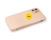 Силиконовый чехол Iphone 13 Pro Silicon Case с логотипом, закрытый низ, с защитой камеры , в блистере, розовый