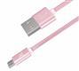Кабель USB - микро USB HOCO X2, 1.0м, круглый, 2.1A, ткань, цвет: розовое золото (1/30/300)