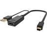 Кабель-переходник HDMI(F) +USB---> miniDP(M 0.15m 4K*30Hz VCOM<CG497-0.15>
