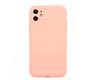 Силиконовый чехол Realme C11 матовый, с защитой камеры, с бархатом внутри, пудровый