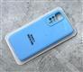 Силиконовый чехол Samsung Galaxy A52 Silicone Case в блистере, без логотипа, ярко - голубой (11)