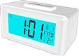 Часы-будильник RITMIX CAT-101 White, подсв. диспл,кноп.упр,компакт.размер,круп.цифры,8 сигн.звон.буд.,пит.:2шт*ААА (1/100)