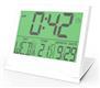 Часы-будильник RITMIX CAT-042 White,встр.терм,кн.упр.,склад.корп.,питан.: 1 шт*CR2025 бат. (1/100)