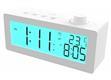Часы-будильник RITMIX CAT-111 White,подсвет. диспл. и поворотной кнопкой, , крупные четкие цифры, питане:от 3 шт*AAA (1/60)