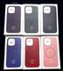 Задняя крышка Iphone 14 Pro (6.1) Leather Case под кожу, с лого, magsafe, в упаковке, темно-синяя