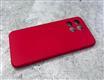 Силиконовый чехол Huawei Honor X7A !плотный soft-touch с бархатом внутри и защитой камеры! красный