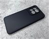 Силиконовый чехол Iphone 14 Pro (6.1) 3Dcamera матовый с защитой камеры, черный