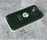 Силиконовый чехол Iphone 15 Pro Max Silicone case с лого, в блистере, темно-зеленый