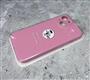 Силиконовый чехол Iphone 15 Silicone case с лого, в блистере, розовый